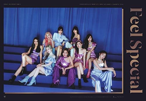 JYP Entertainment два Пъти - Почувствайте се чувства специален [C ver.] (8-ми мини-албум) да CD + Книга на 88 страници + Хартия за текстове на песни + 5 картички + Златна фотокарточка + Официален Изградена плакат +