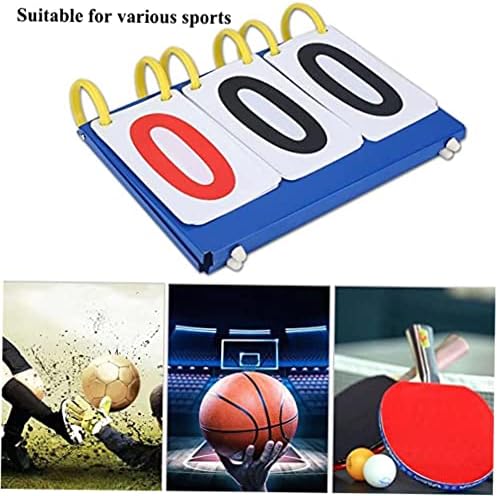 Точно водете сметка с помощта на преносим настолен табло - откидного табло с 3/4 цифри за тенис на маса, баскетболно игрище и други спортни събития - и трайни за дълго ползване
