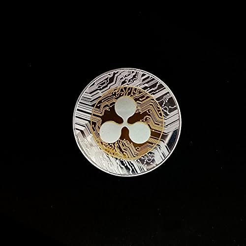 1бр Вълни Монета Позлатените Вълни Монета Възпоменателна Монета Виртуална Монета Криптовалюта 2021 Лимитированная Серия са подбрани Монета с Защитно покритие