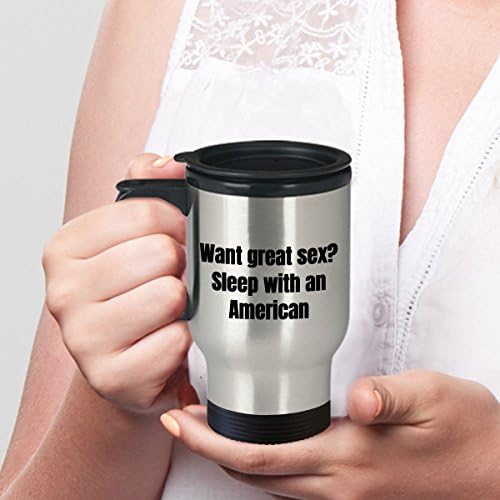 Чаша за пътуване American Citizen Pride - Искам Различен Секс! Спете с Чаша кафе в стил американско - патриотизъм
