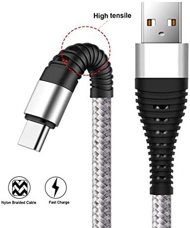 6 фута кабел USB PD-C, Дълъг Кабел-бързо зарядно устройство Type-C е Съвместим с Sony Xperia 1 - Xperia 1 III - Xperia 10 Плюс - Xperia 5 - Xperia 5 II