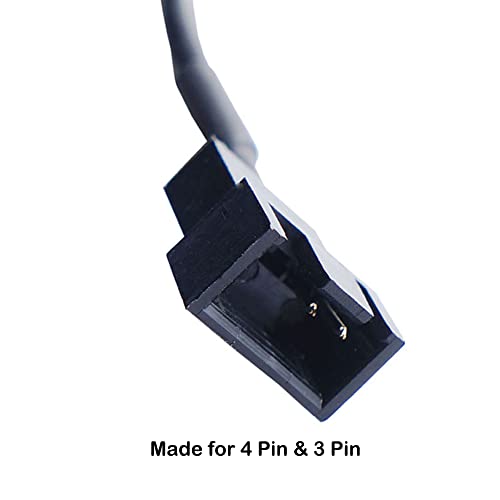YiKaiEn USB към 3-номера за контакт Кабел за захранване на вентилатора 5 11,8 ' 30 см