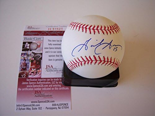 Габи Санчес Маями Марлинс, маями Харрикейнз, JSA / coa Подписан бейзбол Бейзболни топки с автографи