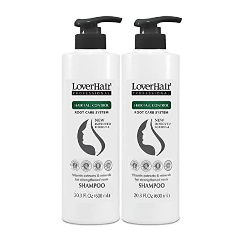 2 ОПАКОВКИ шампоан LoverHair Professional За борба със загубата на коса 2 х 20,3 течни унции (2 х 600 мл)