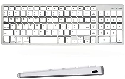 Клавиатура MOLLAL с няколко устройства с Bluetooth Безжична Клавиатура, Съвместима с таблетка безжична клавиатура