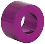 X-DREE 15шт от алуминиева сплав с дебелина 3 мм M3 Плоска шайба за винтове fende_r лилав цвят (15шт от алуминиева сплав с дебелина 3 мм espesor M3 aleación de aluminio guardabarros plano tornillo arandela púrpura
