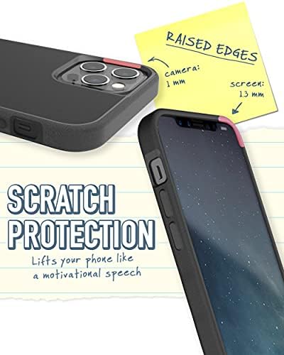 Луксозен фин калъф за iPhone 12/12 Pro - Gripmunk [Easy + защитен] Тънка корица (Коприна) - Black Tie Affair