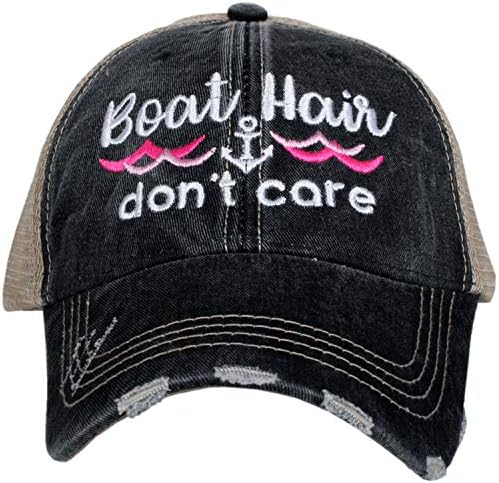 Бейзболна шапка KATYDID Boat Hair Don ' t Care - Женска Шапка на шофьор на камион - Стилна Скъпа Шапка От Слънцето