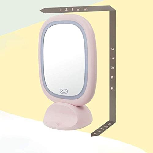Огледало за грим LLRYN с Подсветка, Тоалетен Огледало, Двустранно Огледало с Докосване за домашна употреба за мъже и Жени от (Цвят: A)