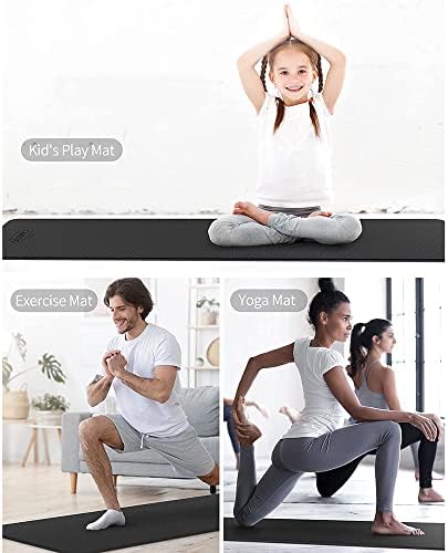 Килимче за йога YFBHWYF - Екологично Чист Нескользящий Подложка за фитнес, Тренировъчен килимче за йога, пилатес и упражнения на пода