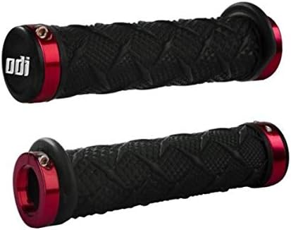 Ръчно ръкохватки ODI X-Treme за атв с ключалка - Черни / Червени Скоби / Един размер