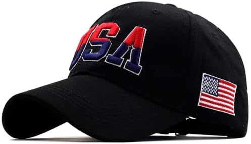 Povosyoung бейзболна шапка с Флага на САЩ, Шапка за Мъже И Жени, Памучен бейзболна шапка, Унисекс, Америка, Бродерия, Хип-Хоп Шапки S