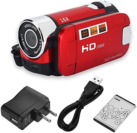 Цифрова видео камера DV, 2048 X 1536 С поддръжка на външна карта памет с капацитет до 32 GB, ударопрочная за къмпинг и домашно парти (штепсельная щепсел САЩ)