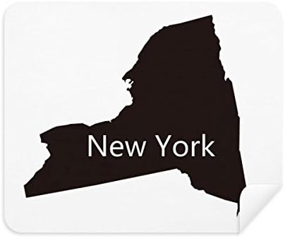 Схема карта на Ню Йорк, САЩ Плат За Почистване на Екрана за Пречистване на 2 елемента Замшевой Тъкан