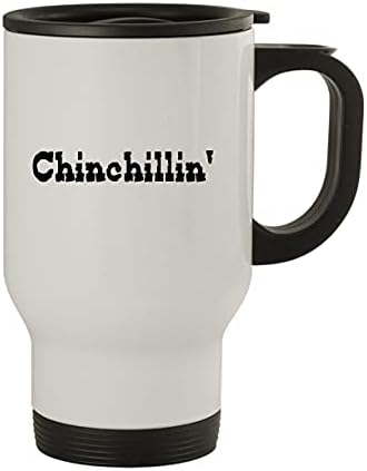 Molandra Products Chinchillin' - Пътна Чаша от Неръждаема стомана за 14 грама, бяла
