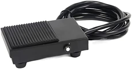 1БР Foot switch Железен Корпус Foot Switch Миг управление на Електрически Педал Захранване SPDT FS-1 10A 250VAC (Цвят: тел 1 М)