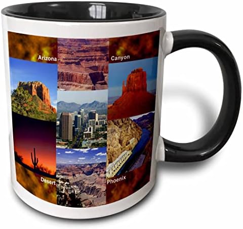 3D Роза Санди Мартенс, Аризона - Колаж с пейзажа на Аризона - Чаши (mug_21723_9)