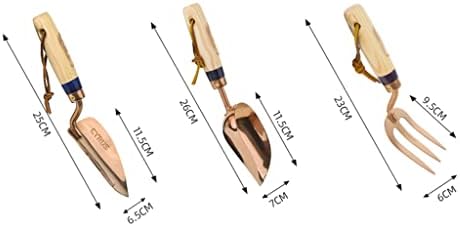 ygqzm Комплект градински инструменти - 3 инструменти, Градински Инструменти От Неръждаема Стомана Включват Лъжичка Лопата За Трансплантация, Копку