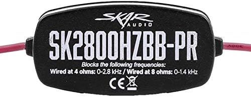 Skar Audio SK2800HZBB-PR Елитни честотни филтри - Премахва честота 0-2,8 khz при 4 Ома - един Чифт