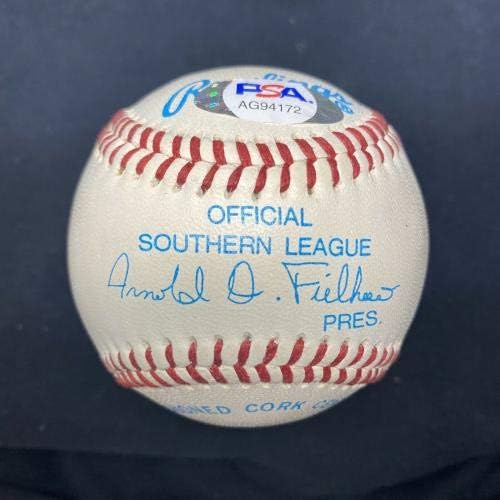 Подпис на Рой Халладея в Долната Лийг Бейзбол PSA HOF - Бейзболни топки с Автографи