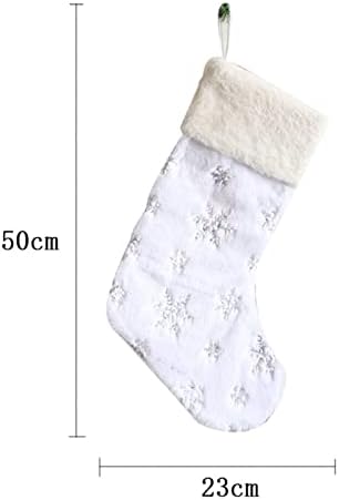 Комплект бижута Керамични Коледни Чорапи на Тъканта, Чанта за Коледни Чорапи и Коледни Окачени Чорапи за Украса на парти и Коледен Cartoony Червен Набор от Декорация за Автомобилната Полилеи