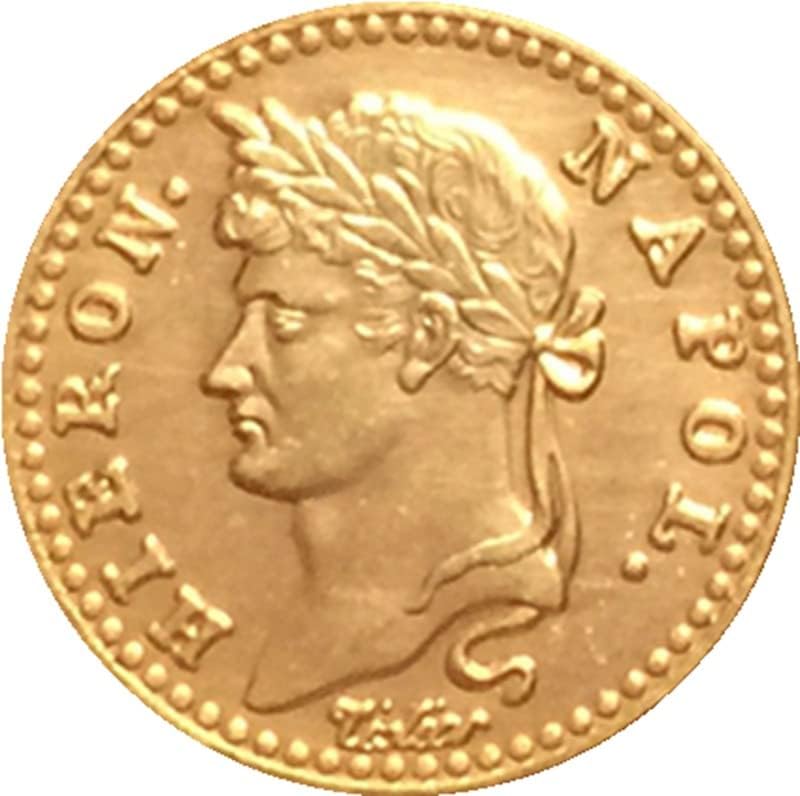 1813 Френски Монети, Позлатени Медни Антични Сребърни Доларови Монети Събиране На Занаятите Може Да Се Взривят