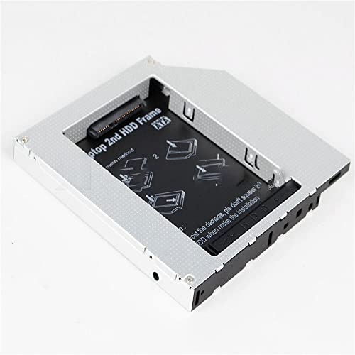 12,7 мм IDE към SATA Caddy Корпус за Лаптоп ODD DVD-ROM Optibay Адаптер за 2-ро 2,5 HDD и SSD Твърд диск Оптично Отделение