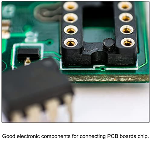 Адаптер за свързване на чип MECCANIXITY DIP IC с кръгла Заключение 40P със стъпка 2.54 мм Конектор IC за микрочипове на печатна платка, 10 бр. В опаковка