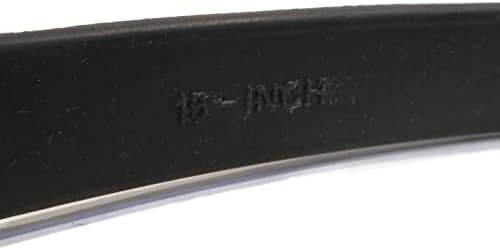 The РОП Shop | 21-инчов каучук Черно платно колан за закрепване на бънджи кабел за надеждно сваляне на товара