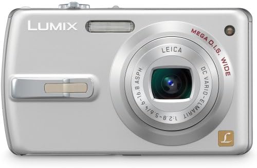 Цифров фотоапарат Panasonic DMC-FX50S с 7,2 Мегапиксела с 3,6-кратно оптично увеличение, стабилизированным изображение (сребрист)