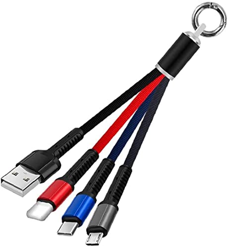 Мулти USB Кабел за бързо зареждане 3 в 1 Конектор за зарядно устройство Micro USB Type-C USB C Найлон Плитка USB Бързо Зареждане на Професионален Дизайн