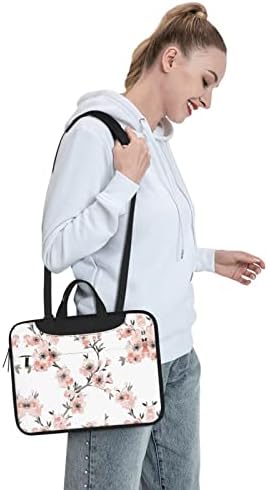 Светло Коралови Преносим Чанта за лаптоп Cherry Blossom/Чанта за работа с компютър С Горната дръжка