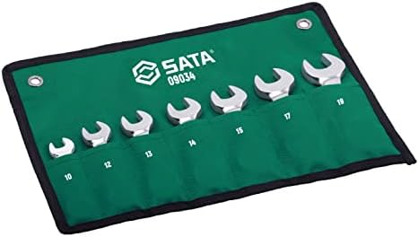 Набор от метрични ключове SATA с пълна полирани от 7 теми - ST09034