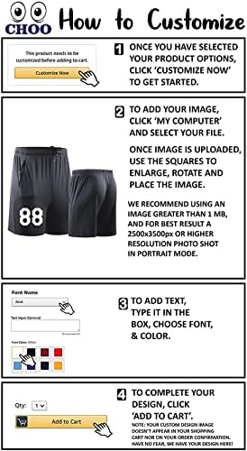 Мъжки спортни къси панталони с логото на DEYI Add Your Number 7 инча, Практични джобове с ципове