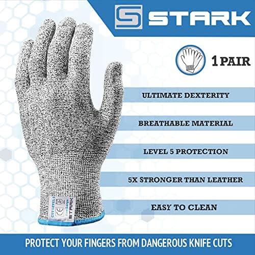 Ръкавици Stark Safe, Устойчиви На гумата, Хранително-вкусовата клас на Защита ниво 5
