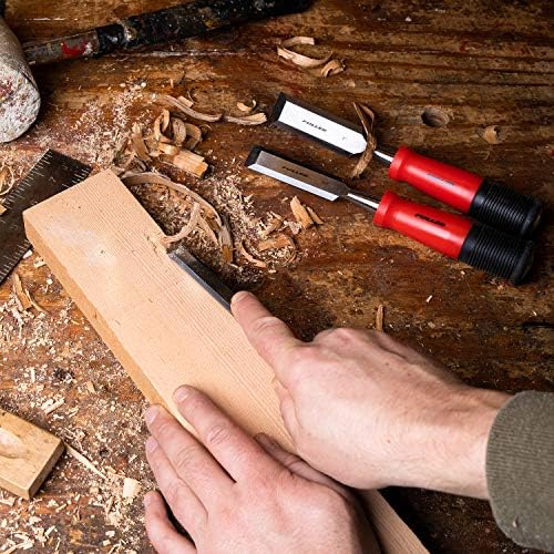 Набор от бита на дърво Фулър Tool 301-1003 от 3 теми - идеален за дърворезба, дограма строителство, дървообработване, дърводелци