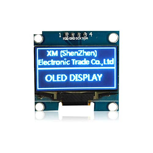 GalaxyElec 1 бр. 1,3 OLED Модул Синьо IIC I2C 128X64 1,3-инчов OLED дисплей Led Дисплей Модул 1,3 IIC I2C да Общуват D12 за Arduino