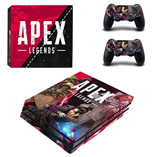 Играта Легенди - APEX Game Кралската битка Копой Гибралтар Стикер на корицата на PS4 или PS5 За конзолата PlayStation 4 или 5 и 2 контролери Vinyl Стикер V11587