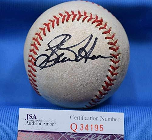 Автограф на Стив Хау Jsa, Член на Американската лийг бейзбол с Автограф от ръката - Бейзболни топки с автографи