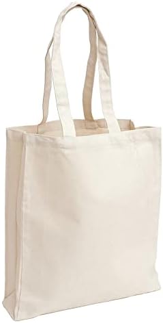 Празни Холщовые чанти-тоут - 12 опаковки, търговия на Едро, Библиотеки Малки Многократна употреба Еко-Приятелски обикновена Торбички от памучна тъкан, търговия на едро - 10x12x3