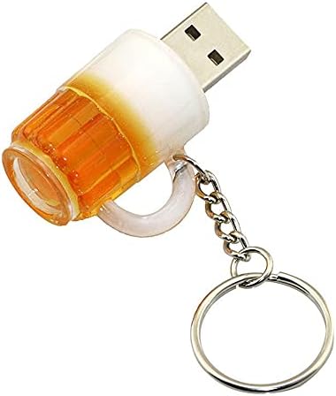 4 GB Форма на Бира, чаши USB 2.0 Флаш памет USB Флаш памет PenDrive Memorias USB Memory Stick USB устройство USB Флаш-диск, Флаш-памет U-диск, Флаш-памет USB-устройство (Жълт)