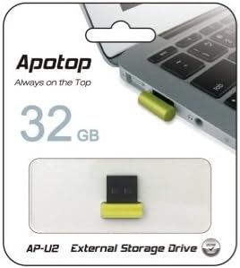 Флаш памет Apotop USB 2.0 32 GB - Жълт (AP-U2 Yellow)