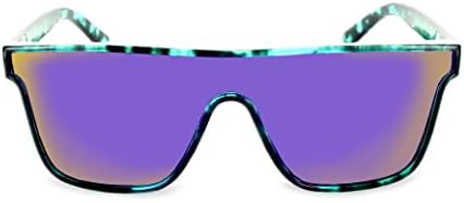 Оптичен нерв - 2022-високо качество и на Достъпни Слънчеви очила с поляризирана екран за мъже / Жени, Mojo Filter Edition с Кристално-Тюркоаз рамки / Дымчатыми / Лилави огледални лещи