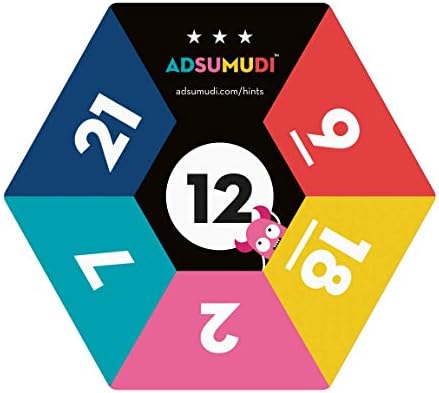 Математическа игра Adsumudi - Невероятно забавна, умна игра за деца, която се практикува в размножаването, разделение, сложении и вычитании - Отлично подходящ за деца на възраст 8-12