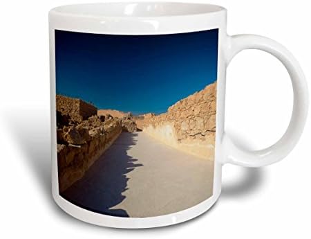 Керамична чаша 3dRose mug_69697_1 Израел, Мъртво море, на плато Масада, антична архитектура-AS14 WBI0473 - Walter Bibikow, 11 грама, Многоцветен