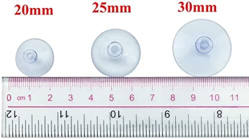OMYZERO 100шт Мини Прозрачни Пластмасови Нещастници Без Куки (20 мм)