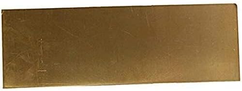 Латунная плоча KEKEYANG Месинг лист Суровини, за обработка на метали Латунная табела (размер: 1x200x300 мм) Метална медни фолио (размер: 1x200x300 мм)