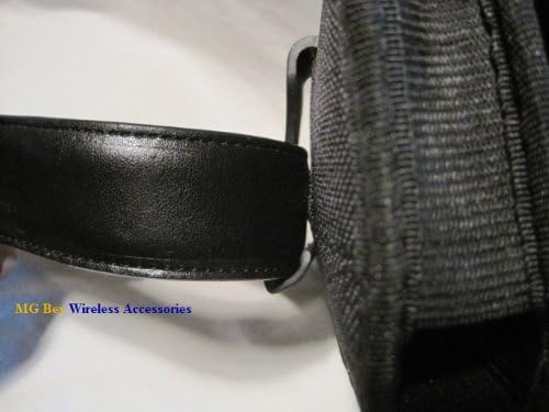 Nite Ize Черен Хоризонтален Страничната Здрав Сверхпрочный Удължен чанта-кобур XX размер С Трайни Фиксиран клипс за колан, Подходящи за LUMIA 950 XL