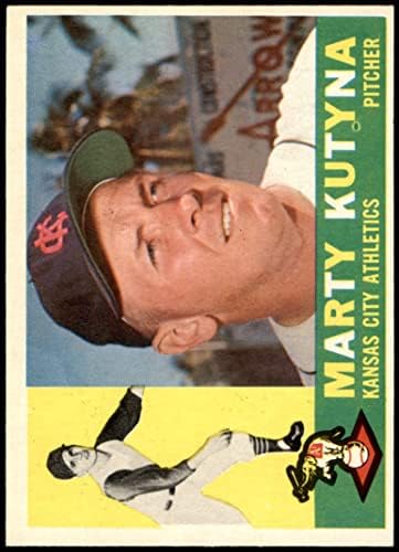 1960 Topps 516 Марти Кутина от Канзас Сити Атлетикс (Бейзболна картичка) EX/MT Athletics