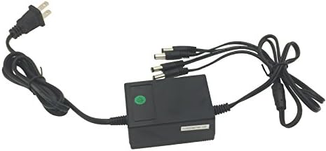 Адаптер за захранване на Камери за видеонаблюдение, Hi Power 12V DC 2A с Порт 4-канален Конектори (2,1 mm)